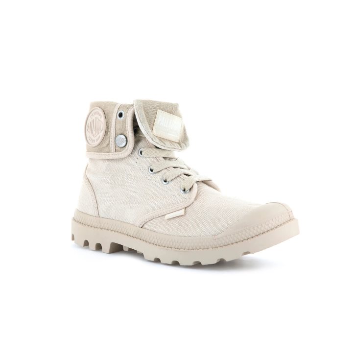 Palladium Baggy Men's Boots Cream | UK W420-MWT